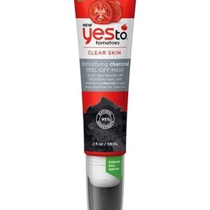 NEW Yes To Tomatoes Detoxifying Charcoal Peel-Off Mask
